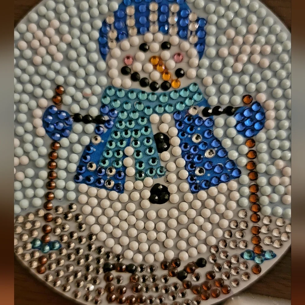 Snowman going for a Ski! Coaster - Picture 3 of 3